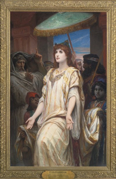 アハシュエロスの前のエステル、1894 作： Félix Joseph Barrias
