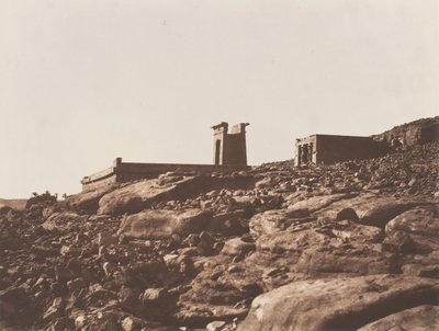 ダンドゥール、ヌビア、1851年。 作： Félix Teynard