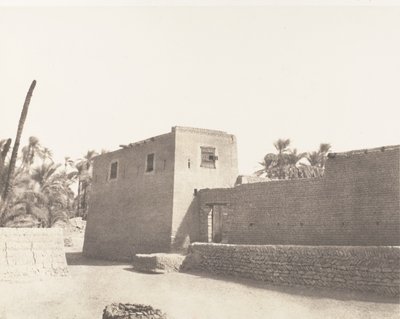 Deir, Carrefour et Habitation Particulière, 1851-52, print 1853-54. 作： Félix Teynard