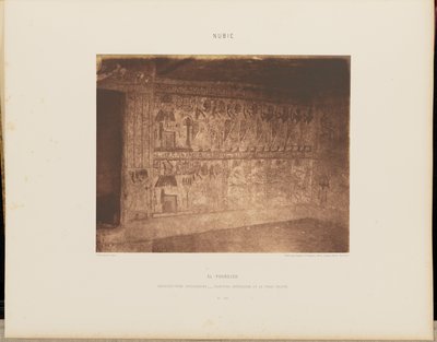エル・フールジェハイポジア建築 - 右壁の室内画 作： Félix Teynard