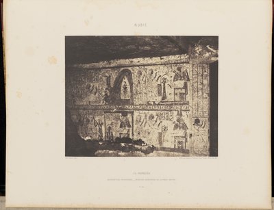 エル・フールジェハイポジア建築 - 左壁の内壁画 作： Félix Teynard