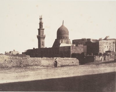 Le Kaire、Nâcéryeh Mosque、1851 年に出版。 作： Félix Teynard