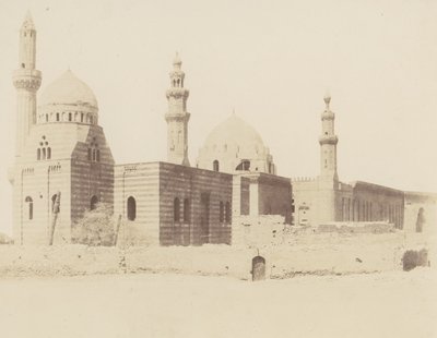 Le Kaire、Iscander-Pasha と Sultan Haçan のモスク、1851-52 年、1853-54 年に印刷。 作： Félix Teynard