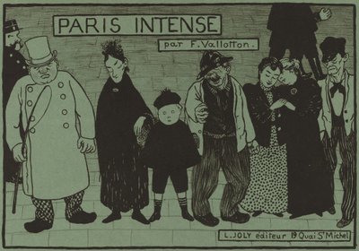 「パリ・インテンス」のアルバム・ジャケット 作： Félix Vallotton