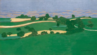 とうもろこし畑 作： Félix Vallotton