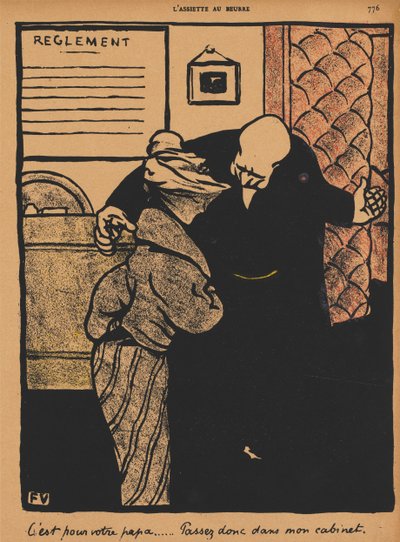 罪と罰 XIX、776：それはあなたの父についてです 作： Félix Vallotton