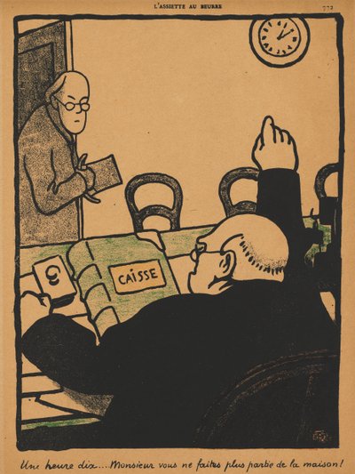 罪と罰 XV、772: 10 時 10 分 作： Félix Vallotton