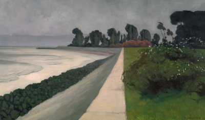 オンフルールの海 作： フェリックス・ヴァロットン