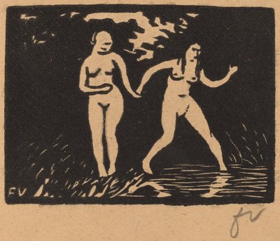 水に入る 作： Félix Vallotton