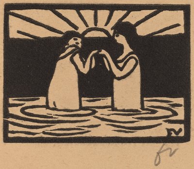 Playing in the Sun (ジュ・オ・ソレイユ) 作： Félix Vallotton