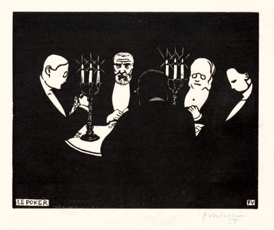 ポーカー 作： Félix Vallotton