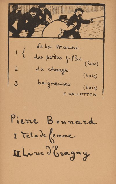 追跡、1893年。 作： Félix Vallotton