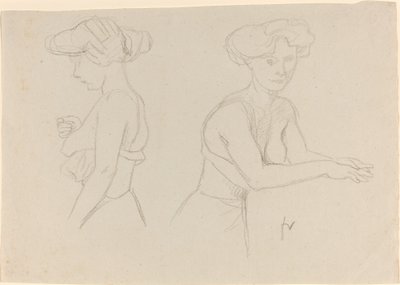 女性の着替えに関する 2 つの研究 作： Félix Vallotton
