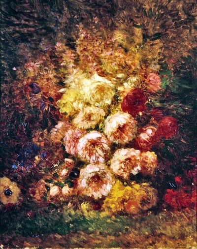 牡丹 作： Félix Ziem