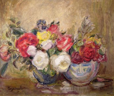 2 つのボウルのバラ 作： Florence Ebgelbach