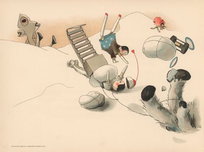ゴリウォッグスポーラーアドベンチャーのイラスト 作： Florence K. Upton