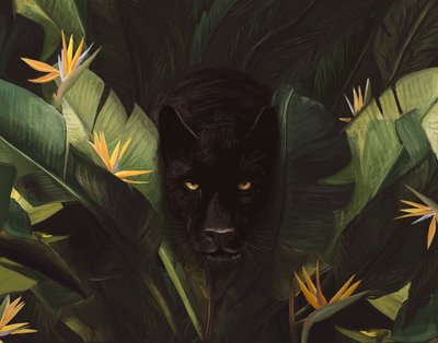 ハローパンサー、2020年（デジタル） 作： Florent Bodart