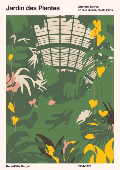 植物園 - パリ, 2021 (デジタル) 作： Florent Bodart