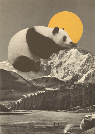 パンダの山へのお昼寝 作： Florent Bodart