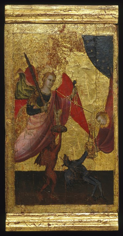セントローレンスが皇帝ヘンリー2世の魂のために介入 作： Florentine Lorenzo di Niccolò