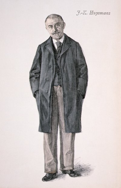 ジョリス・カール・ヒュースマンス（1848-1907）「La Revue Illustre」より 作： Florian