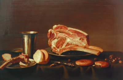 チョップ付きテーブルピース 作： Floris Gerritsz. Schooten