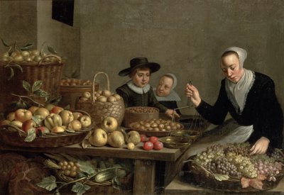 フルーツストール 作： Floris Gerritsz van Schooten