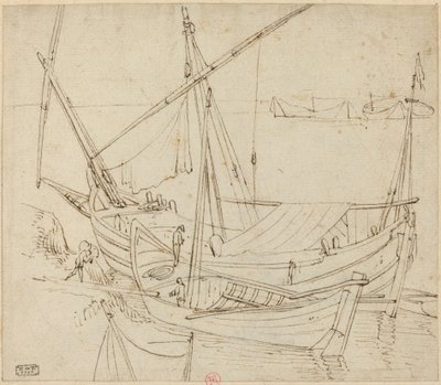 ボート 作： Follower of Agostino Tassi