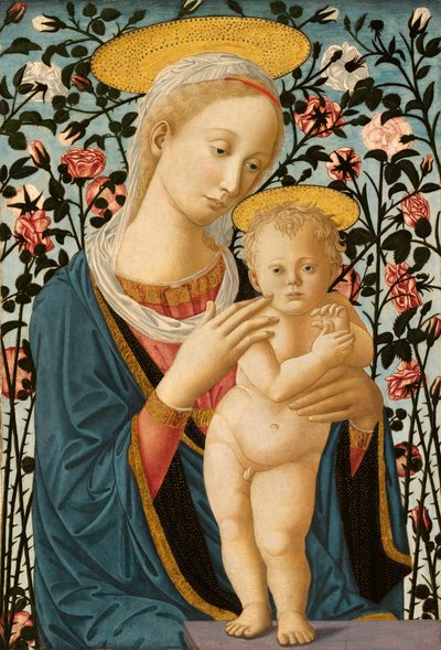 マドンナと子供 作： Follower of Fra Filippo Lippi and Pesellino