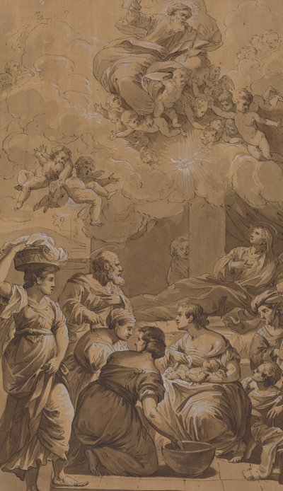 聖母の誕生 作： Follower of Francesco Fontebasso