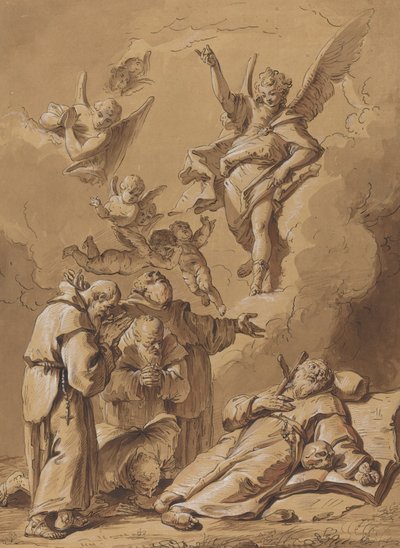 聖徒の死 作： Follower of Francesco Fontebasso