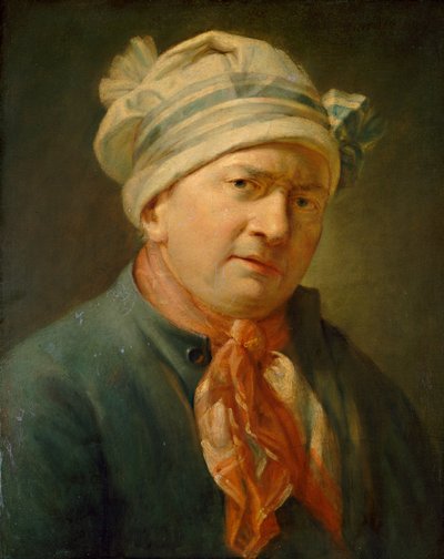 男の肖像 作： Follower of Jean Siméon Chardin
