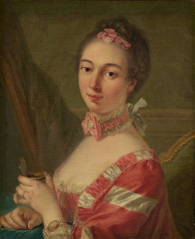 女性の肖像 作： Follower of Louis Michel Van Loo