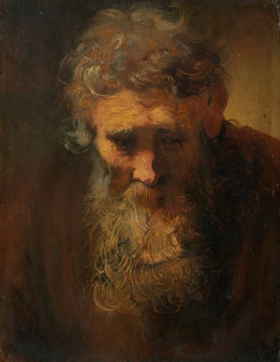 老人の研究 作： Follower of Rembrandt van Rijn