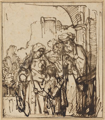 ハガルの解任 作： Follower of Rembrandt van Rijn