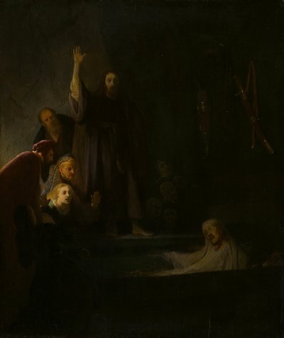 ラザロの復活 作： Follower of Rembrandt van Rijn