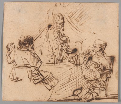 エマウスの晩餐 作： Follower of Rembrandt van Rijn