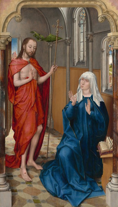 聖母に現れるキリスト 作： Follower of Rogier van der Weyden