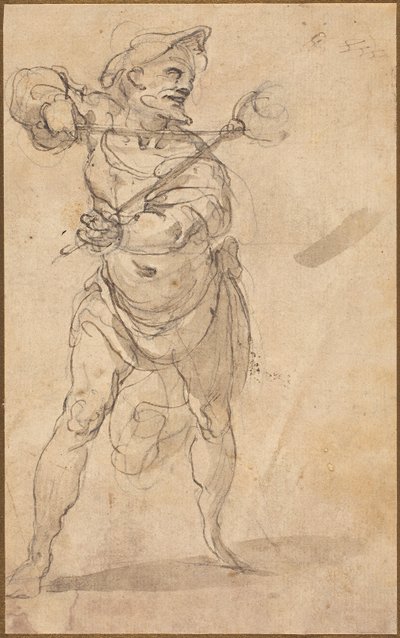 トングを持つ拷問者 作： Follower of Taddeo Zuccaro