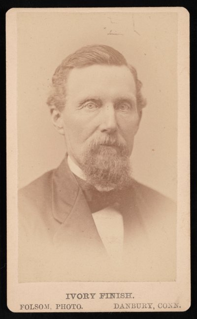 B.B. ケロッグの肖像、1876 年以前。 作： Folsom Photo