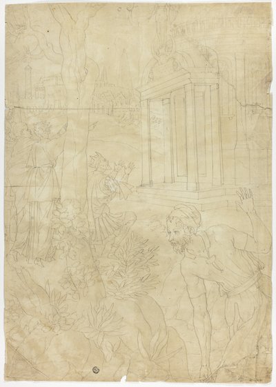 ダイアナ神殿で生贄を捧げる王 作： Fontainebleau School
