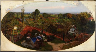 英国の秋の午後、1852-1853年 作： Ford Madox Brown