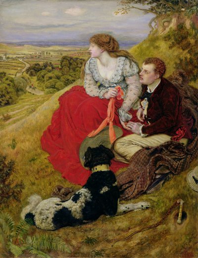 バイロンの夢 作： Ford Madox Brown