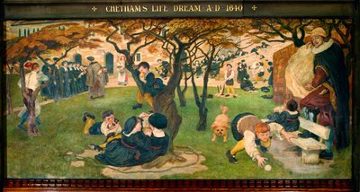 チェサムの夢 AD 1640 作： Ford Madox Brown