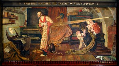 金星の通過を見るクラブツリー AD 1639 作： Ford Madox Brown