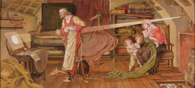 1639年、金星の通過を見るクラブツリー 作： Ford Madox Brown