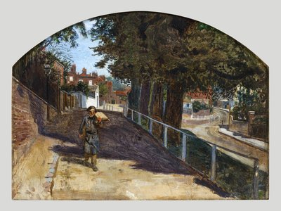 ハムステッド、ヒース・ストリート 作： Ford Madox Brown
