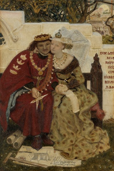 ルネ王の新婚旅行 作： Ford Madox Brown