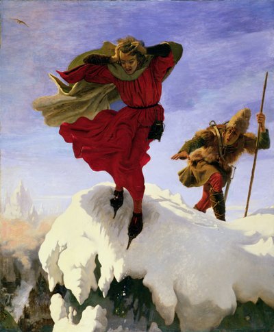 ユングフラウのマンフレッド 作： Ford Madox Brown