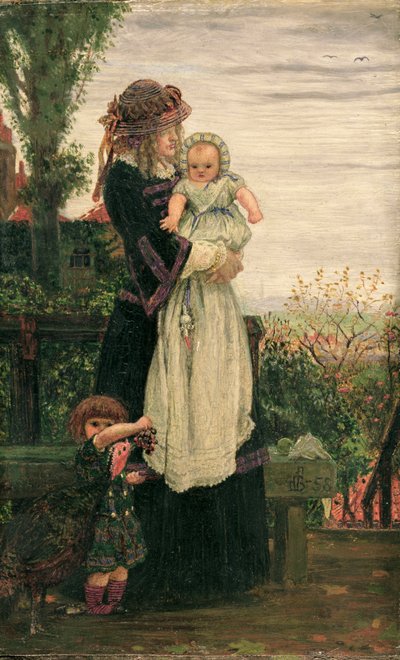 郊外 作： Ford Madox Brown